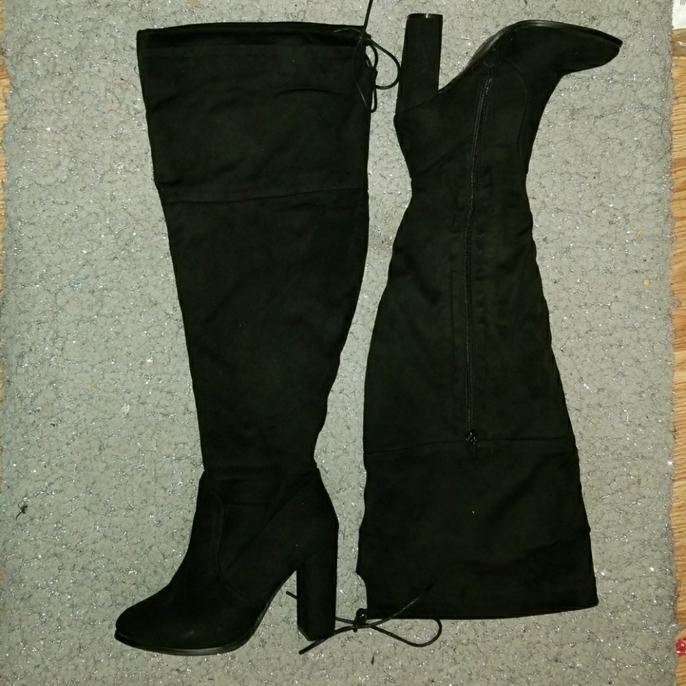 Thigh High Boots Size 7Wide